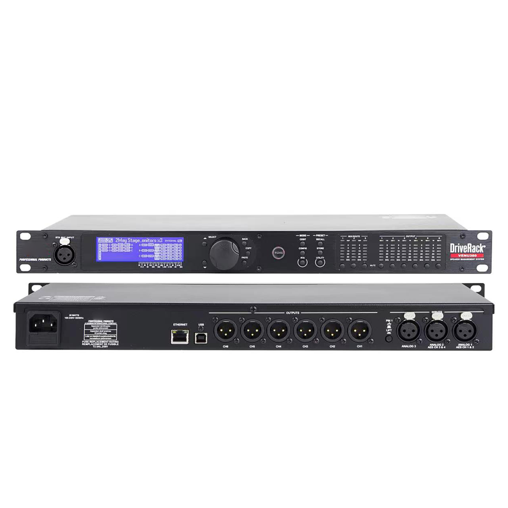Dbx DriveRack VENU360 Karaoke Mixer Board - 3in6out DSP Processor