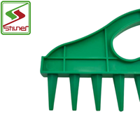 Semoir manuel moderne en plastique PP de qualité industrielle pour jardin, 12 trous, espaceur de graines, durable, OEM