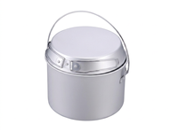 Peralatan Makan Hiking Aluminium Alloy 4-5L Kompor Gas Anodized Anti Lengket Portabel Set Peralatan Masak Outdoor Camping dengan Gagang Lipat