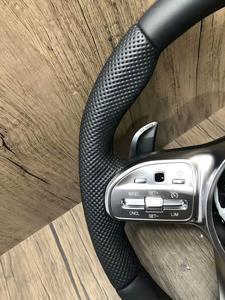 Volante de Cuero Multifunción para Benz con Botones de Control de Crucero Compatible con <span class=keywords><strong>Mercedes</strong></span> <span class=keywords><strong>Clase</strong></span> <span class=keywords><strong>C</strong></span> E S GLC GLE - Product Image 2