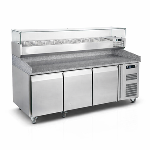 Comptoir Réfrigéré de Haute Qualité pour Bar à Salades et Préparation de Pizzas, Équipement de Réfrigération, <span class=keywords><strong>Table</strong></span> Réfrigérée pour Pizzas - Product Image 2