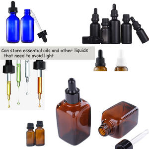 Botella de Vidrio Esmerilado de 30 ml para Esencia de Cuidado de la Piel, Botella de Aceite Esencial con Gotero de Goma de Color - Product Image 6