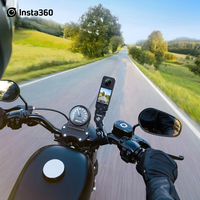 Support de fixation pour moto Insta360, pince de guidon Super Moto pour casque, compatible Insta 360 X4 X3 ONE X2 Ace Pro 2, accessoires d'origine