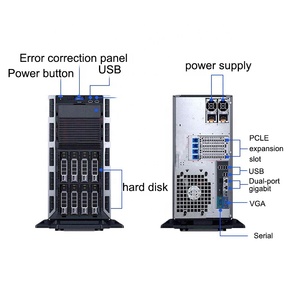 Máy chủ tháp T330/T430 <span class=keywords><strong>Intel</strong></span> <span class=keywords><strong>Xeon</strong></span> <span class=keywords><strong>E3</strong></span>-1200v5 5U SATA Dell tùy chỉnh cho doanh nghiệp, dùng để lưu trữ và cung cấp dịch vụ cơ sở dữ liệu - Product Image 2