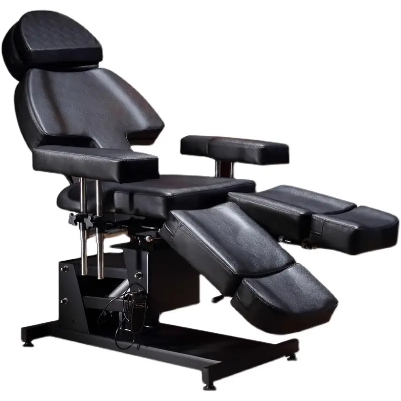 High quality motor lifting tattoo bed can be customized color tattoo chair leg adjustable angle for tattoo shop
