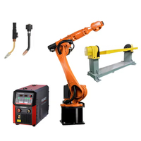 Robot de soudage industriel Kuka KR20 R1810-2 avec machine de soudage Kemppi comme station de soudage robotisée CNC Mig Laser