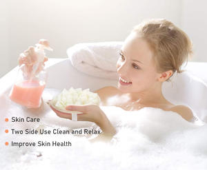 Soft And Skin-Friendly Loofah Bath Flower Double-Sided Scrub Bath Towel Loofah Natural Bath Scrubs - Product Image 6