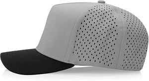 Chapeau Snapback personnalisé | Casquette vierge à 5 panneaux pour hommes et femmes | Casquette Performance Bill respirante, légère et incurvée - Product Image 3