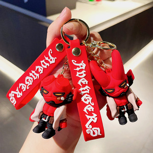Vente en gros de porte-clés <span class=keywords><strong>Hellboy</strong></span> de cinéma européen et américain, porte-clés, sacs et pendentifs <span class=keywords><strong>Hellboy</strong></span> démon tendance et cool - Product Image 2