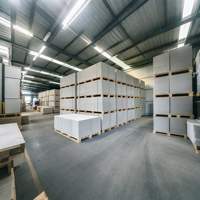 Revêtement de plafond en fibrociment 100 % sans amiante, faible densité 0,65-0,95 kg/m, léger, haute résistance, ignifuge A1, certifié CE