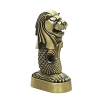 Nouveau best-seller transfrontalier : Modèle de Merlion en alliage, ornement artisanal, souvenir de voyage de Singapour et objet décoratif