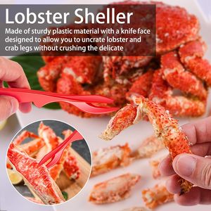 Kit d'outils pour fruits de mer avec décortiqueur de homard, casse-grillons, fourchette à pattes de crabe, ciseaux à fruits de mer, outil à dépecer <span class=keywords><strong>les</strong></span> pattes de crabe, outils pour manger <span class=keywords><strong>les</strong></span> fruits de mer - Product Image 4