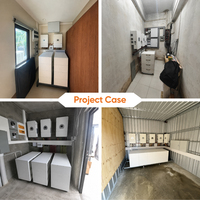 Paket Baterai Lithium Ion Sunark Stack dengan Plug and Play Lifepo4, Baterai Penyimpanan Tenaga Surya, Smart BMS untuk Penyimpanan Energi Modular Rumah