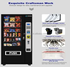 Distributeurs automatiques réfrigérés de snacks et de boissons pour les commerces de détail, distributeurs automatiques d'aliments et de boissons - Product Image 5