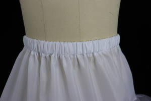 P1056A Venta al por mayor de un solo aro y faldas cortas hinchadas de un solo hilo para niñas, enagua de boda - Product Image 6