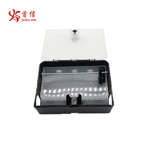 Station d'appât réutilisable pour <span class=keywords><strong>souris</strong></span>, respectueuse de l'environnement, pour extérieur, en ABS, boîte à appât pour rongeurs vivants - Product Image 4