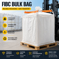 Sac de stockage FIBC géant en polypropylène tissé (PP) pour déchets de construction, aménagement paysager et jardinage, 6 et 3 yards, avec impression gratuite