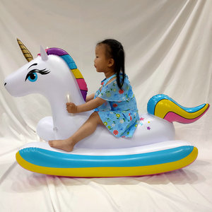 Đa chức năng Inflatable <span class=keywords><strong>Unicorn</strong></span> Rocking ghế đồ chơi Inflatable Float Rider cho người lớn và trẻ em - Product Image 3