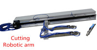 Serigrafía de brazo oblicuo, impresora de pantalla plana automática de papel, máquina de serigrafía plana
