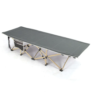 Cama <span class=keywords><strong>de</strong></span> <span class=keywords><strong>viaje</strong></span> plegable para acampar al aire libre al por mayor, cómodas camas plegables para adultos, cama <span class=keywords><strong>de</strong></span> campamento portátil - Product Image 2