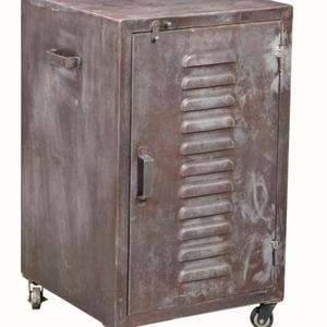 Table de chevet industrielle vintage en métal style épingle à cheveux moderne design pour chambre et salon meubles de maison - Product Image 1