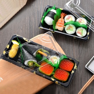 Thân Thiện Với Môi Trường Nhựa Dùng Một Lần <span class=keywords><strong>Sushi</strong></span> Bento Hộp Nhựa Bao Bì Leakproof Takeaway Trưa <span class=keywords><strong>Container</strong></span> - Product Image 5