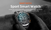 Reloj Inteligente Deportivo Unisex IP67 Resistente al Agua, con Cronógrafo, Control Remoto, Pantalla Táctil IPS de Plástico, Compatible con Android