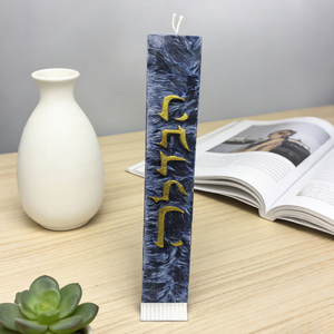 Grosir buatan tangan tahan lama 2 sumbu multiwarna kepingan salju gratibel lilin warna es havdalam aktivitas - Product Image 2