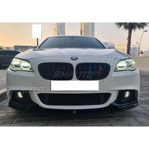 For BMW F10 5 Series 535i 528i M Sport 2011-2016 <b>Car</b> Front Bumper Lip Trim Body Kit <b>Diffuser</b> Splitters Carbon Fiber Style 2015 - Product Image 2