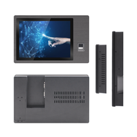 Personalización panel de pantalla táctil industrial de 10,1 pulgadas PC con lector de identificación de huellas dactilares RFID Webcam