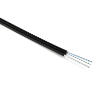 Galvanized 3 Steel Messenger 4c Drop Cable FTTH Drop Cable G657A1 G657A2 Fiber Optic Cable for Philippine Market