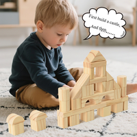 Juego de Bloques de Construcción de Juguetes Electrónicos de Madera Educativos DIY con Temática de Fantasía y Ciencia Ficción para Niños de 5 a 7 Años Unisex
