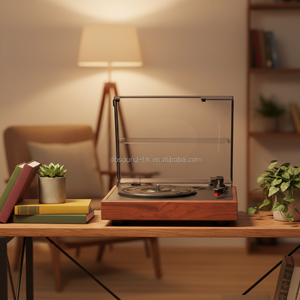 Tocadiscos Retro de <span class=keywords><strong>Vinilo</strong></span> para Reproductor de Discos, Reproductor de Discos LP, Función Completa, Plástico - Product Image 4