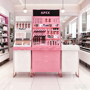 APEX Custom Cosmetic <strong>Display</strong> Retail Cabinet Led Makeup <strong>Display</strong> Racks Cosmetic Island <strong>Display</strong> <strong>Stand</strong> For Cosmetic Shops - Product Image 4