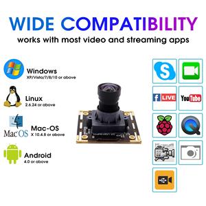 Module de caméra ELP 16MP 4656X3496 haute résolution Ultra HD USB 2.0, module de caméra UVC sans pilote pour Android Linux Windows <span class=keywords><strong>MAC</strong></span> <span class=keywords><strong>OS</strong></span> - Product Image 4