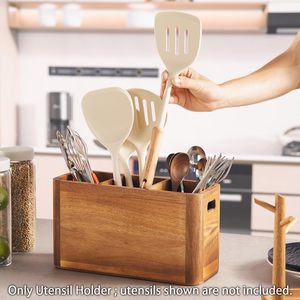 GaiNian 可持续长方形相思木厨房用具收纳桶悬挂式可定制尺寸型号 GaiNian302 中国制造 - Product Image 2