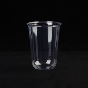 Vaso de Plástico PET Desechable en Forma de U de 16 oz para Bebidas Frías con Tapa Plana, Impresión de Logotipo Personalizado, Precio de Fábrica, MOQ Bajo - Product Image 2