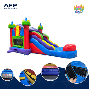 Château Gonflable Commercial en PVC pour Enfants avec Toboggan Aquatique – Idéal pour les Fêtes en Extérieur – Offre Spéciale - Product Image 2