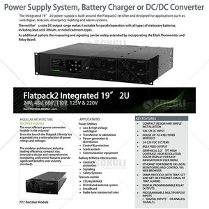 <span class=keywords><strong>Convertisseur</strong></span> DC/DC intégré Eltek Flatpack2 2U CTO30402.400, système d'alimentation télécom CIO20402 CN/HEB - Product Image 2
