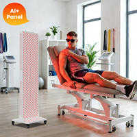 IDEATHERAPY OEM Panneau de luminothérapie infrarouge à commande vocale haute puissance 5W à quatre puces, panneau corporel complet PBM de qualité médicale