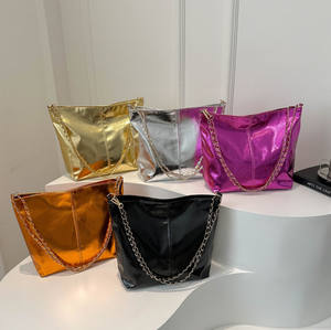 Sac fourre-tout à la mode Sac à bandoulière brillant de grande capacité. Z0094 - Product Image 6