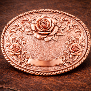 <span class=keywords><strong>Boucle</strong></span> de ceinture en métal <span class=keywords><strong>or</strong></span> rose personnalisée en gros pour ceinture en cuir, <span class=keywords><strong>boucle</strong></span> de ceinture avec logo personnalisé - Product Image 2