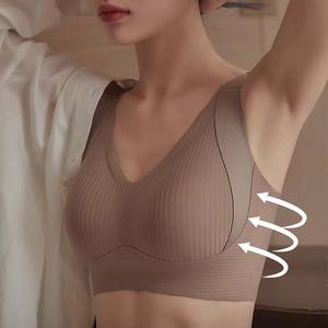 Женский бюстгальтер с красивой спиной, регулируемый дышащий спортивный бюстгальтер большого размера, бесшовный бюстгальтер пуш-ап, сексуальное женское белье, <span class=keywords><strong>M</strong></span>-3XL - Product Image 2