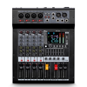 Contrôleur Dj professionnel 4 canaux Console Audio mélangeur Compatible mélangeur Audio professionnel 256 Dsp <span class=keywords><strong>meilleur</strong></span> mélangeur Audio pour l'église - Product Image 1