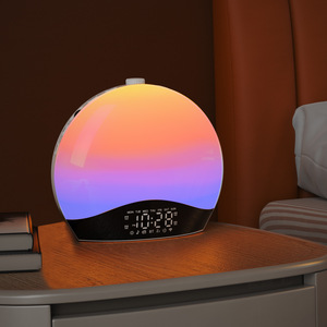 Machine à bruit blanc intelligente pour le sommeil, haut-parleur sans fil avec simulation d'aube pour enfants et adultes, aide au sommeil, réveil lumineux - Product Image 1