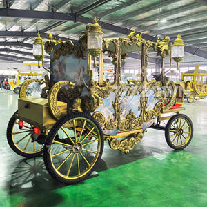 Ofertas de descuento Royal Sightseeing Horse Carriage Fabricante Custom Wedding Four Wheel Horse Wagon en venta - Product Image 4