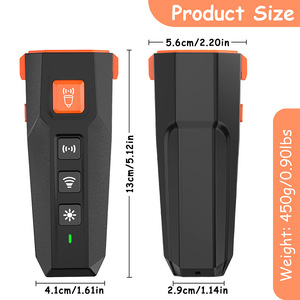 Entrenador Ultrasónico para Perros 25kHz-30kHz de Tres Cabezas de Alta Potencia con Luz para Control de Ladridos en Exteriores - Product Image 5