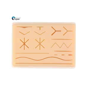 Coussin d'entraînement en silicone épaissi pour la suture - Module de simulation de plaies multi-motifs pour la formation des étudiants en médecine - Product Image 1