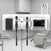 Système de diagnostic vétérinaire par ultrasons 3 en 1 avec écran tactile, deux sondes, diagnostic médical, service ORL, otolaryngologie
