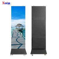 Pantalla LED para Interiores X-color P1.86 de 640*1920mm y 960*1920mm, Gabinete de Hierro con Mantenimiento Frontal, Unión sin Costuras